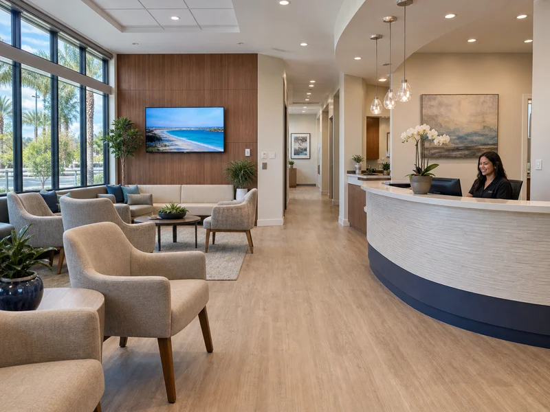 Inside Paris Dental Temecula — modern, accessible, welcoming waiting room